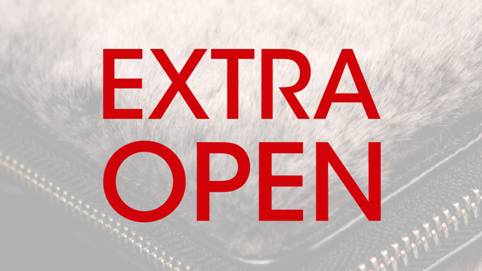 Extra openingstijden Extra openingstijden