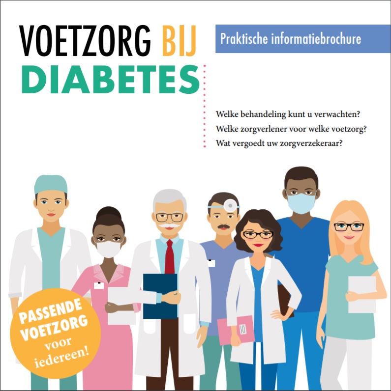 Praktische informatiebrochure 'Voetzorg bij diabetes'