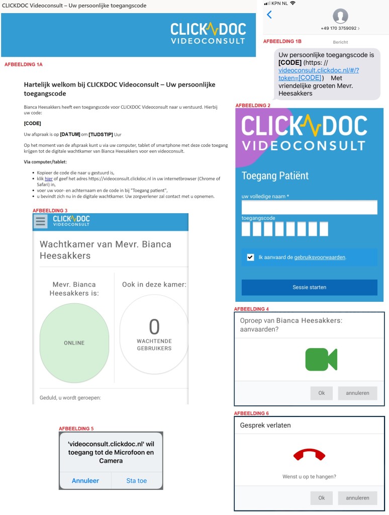 Uitleg werking videoconsult