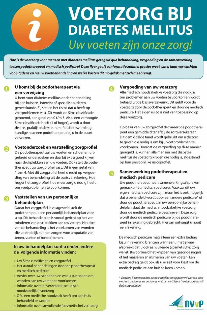 Informatieblad over diabetes mellitus