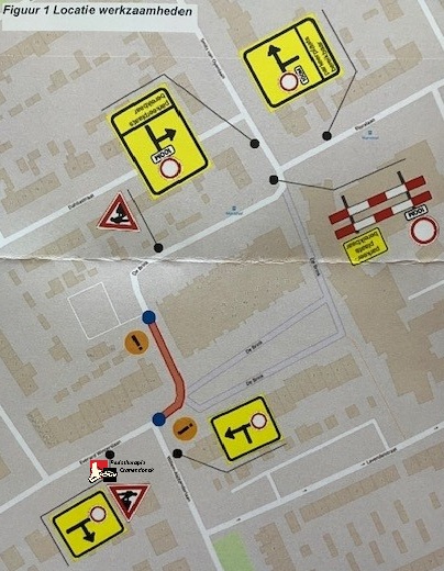 Wegwerkzaamheden op maandag 6 juli